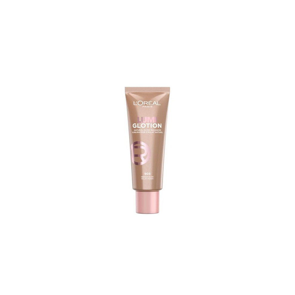 New L’oréal Paris L'oréal Paris Glow Enhancer, 24H Hydration With Shea Butter And Glycerin, Paradise Lumi Glotion, Shade 903: Medium Glow, 40 Ml