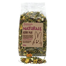 Rosewood Naturals Herbs Plus, Small Animal Treat for Rabbits, Guinea Pigs, Chinchillas, Degus, Hamsters, Gerbils, Mice and Rats, 500g