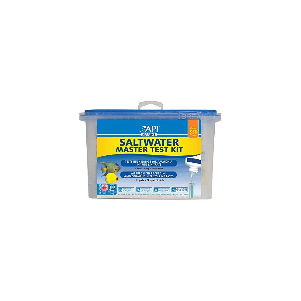 API SALTWATER MASTER TEST KIT 550-Test Saltwater Aquarium Water Test Kit