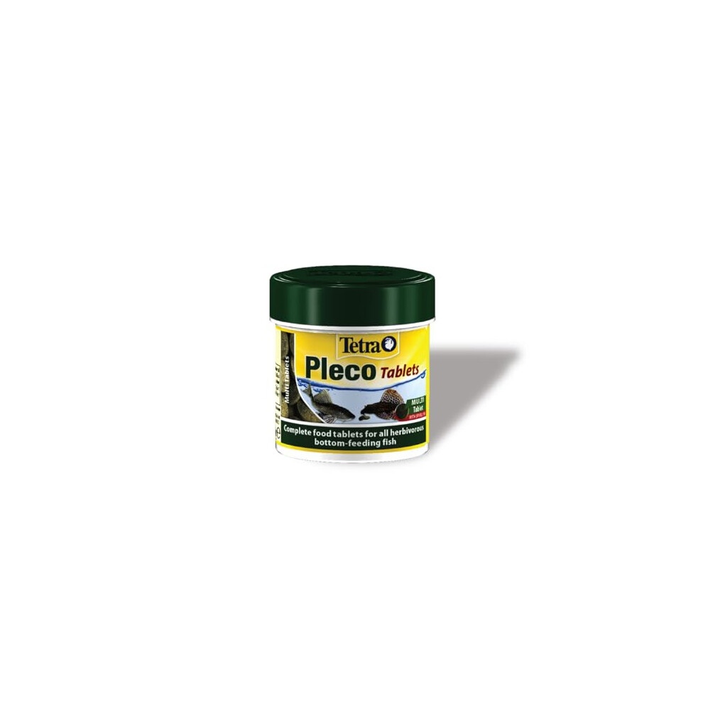 Tetra Pleco Fish Food, Complete Fish Food for All Herbivorous Bottom-Feeding Fish, 120 Tablets
