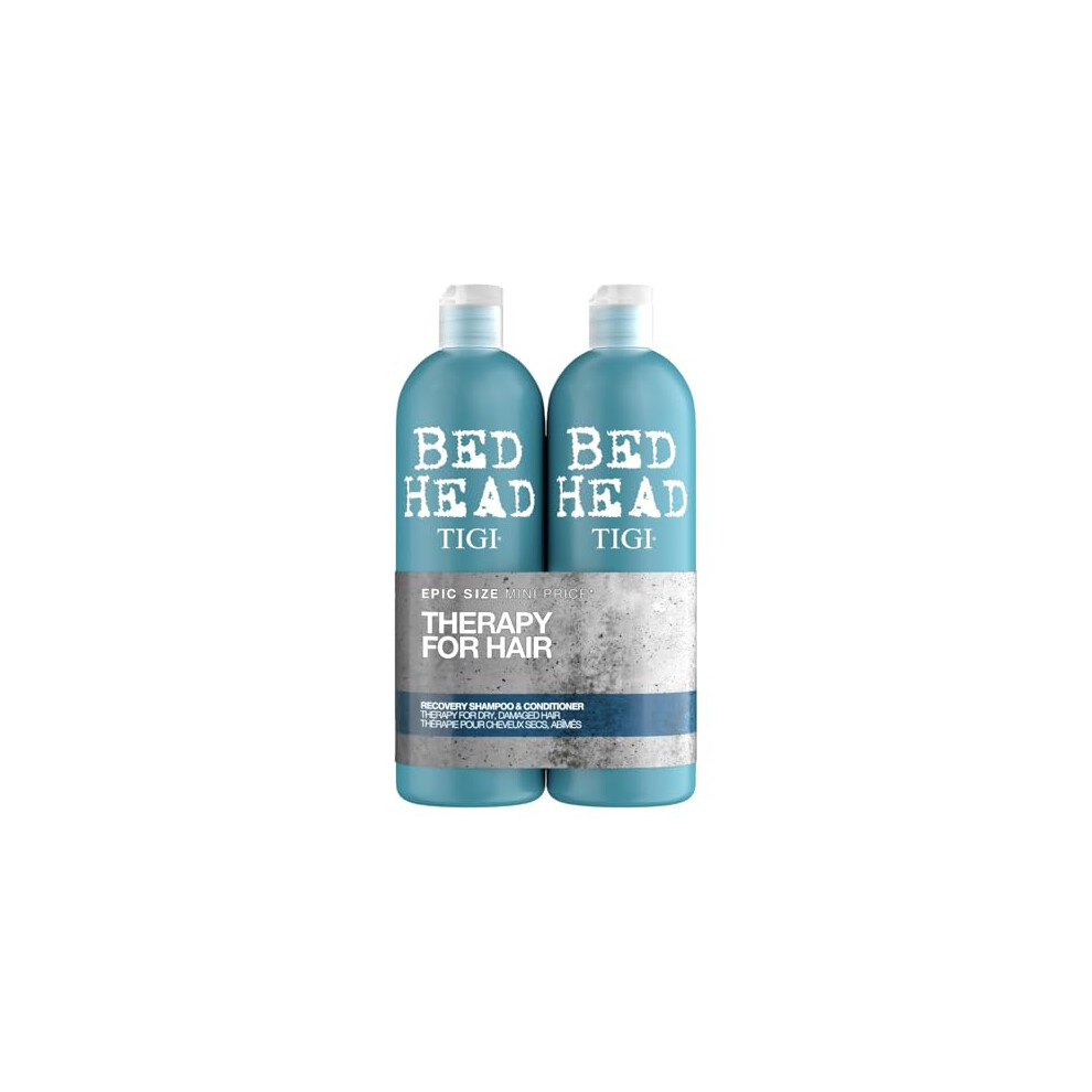 Bed Head by TIGI Recovery Shampoo & Conditioner Set 750ml x 2 - Dry/Damaged Hair