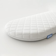 Mother Nature Classic Foam Moses Basket Mattress (65 x 28 x 4cm), Breathable