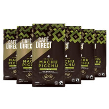 Cafédirect Machu Picchu Organic Fairtrade Ground Arabica Coffee 200 g (Pack of 6)