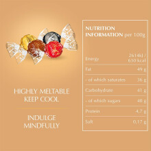Lindt Lindor Assorted Chocolate Truffles 337g Smooth Filling