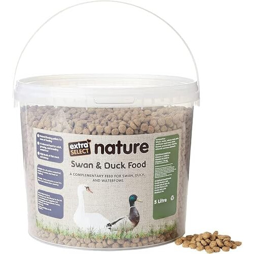 Extra Select Premium Floating Swan and Duck Feed, 5 Litre