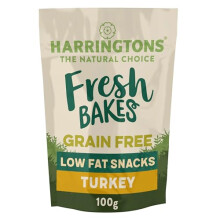 Harringtons - FreshBakes Dog Treats - Grain Free - Lean Turkey 100g (Pack of 7)