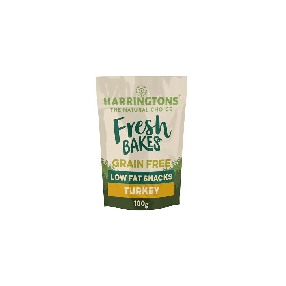 Harringtons - Freshbakes Dog Treats - Free - Lean Turkey 100G (Pack Of 7) Grain