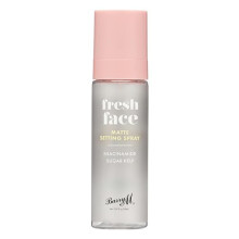 Barry M Fresh Face Matte Finish Setting Spray, Long-lasting, Formulated with Mattifying Sugar Kelp Extract and Hydrating Niacinamide Clear