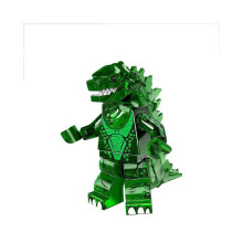 (Πράσινο) Μίνι φιγούρες δόμησης Godzilla Μοντέλο δράσης Φιγ