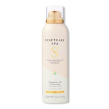 Sanctuary Spa Golden Sandalwood Mousse to Oil Moisturiser, 200ml, Coconut Oil & Shea