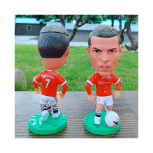 (Cristiano Ronaldo B) Minifigure di calciatori sportivi, bambole modello, stella del calcio, regalo per i fan