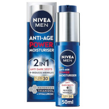 NIVEA MEN Anti-Age 2in1 Moisturiser 50ml - SPF 30, Thiamidol