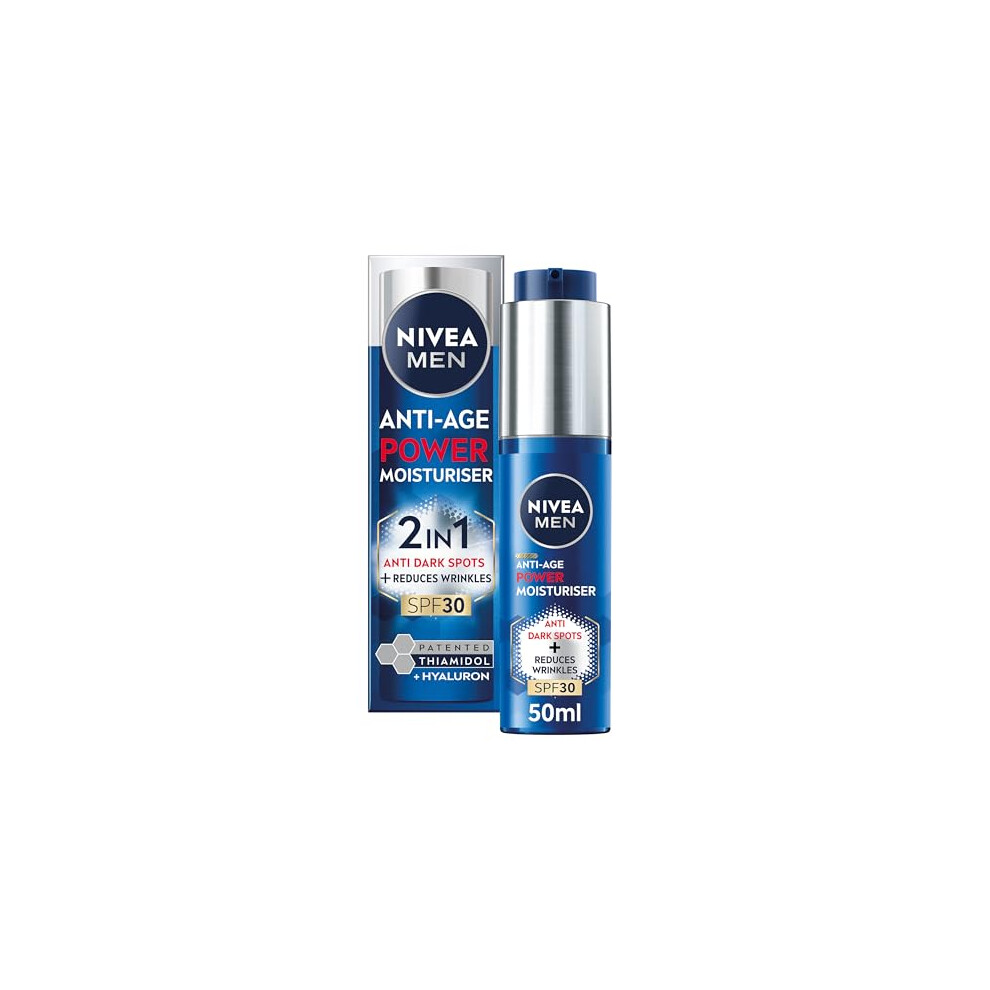 NIVEA MEN Anti-Age 2in1 Moisturiser 50ml - SPF 30, Thiamidol