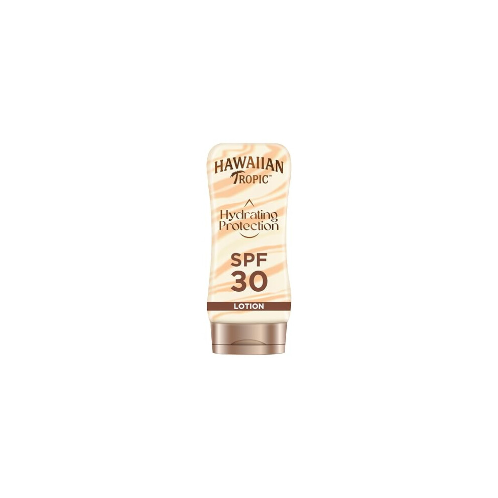 Hawaiian Tropic Hydrating Sunscreen Lotion Spf 30, 180Ml, Water Resistant