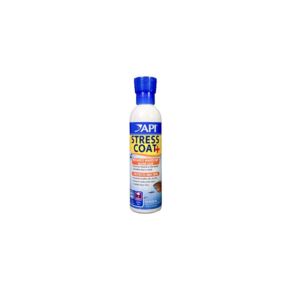 API STRESS COAT Aquarium Water Conditioner 237 ml Bottle