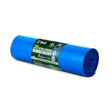 BinIt 20 Blue Rubble Sacks 50L - Extra Strong, Heavy Duty
