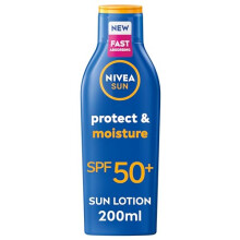 NIVEA SUN Protect & Moisture SPF 50+, Vitamin C, 200ml