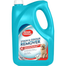 Simple Solution Dog Stain and Odour Remover, Enzymatic Cleaner with Pro-Bacteria Cleaning Power - 4 Litre