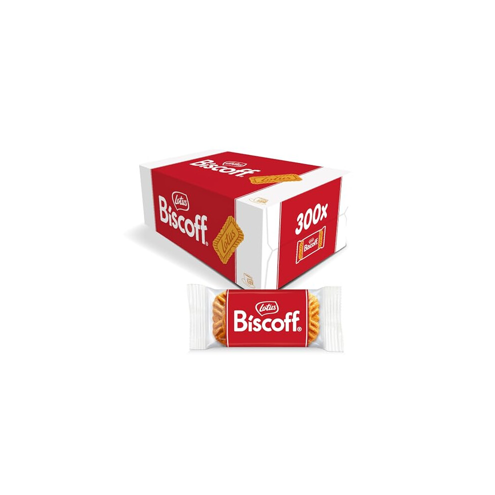 Biscoff Original Caramelised Single Biscuits (Pack Of 300 - Catering Size)