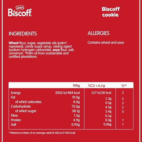 Biscoff Original Caramelised Single Biscuits (Pack of 300 - catering size) 1