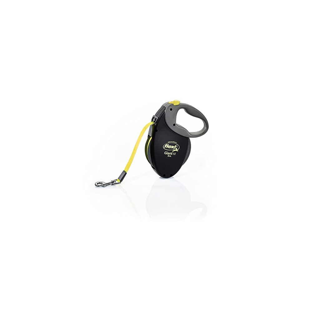 flexi Giant M Tape 8 m black/neon yellow
