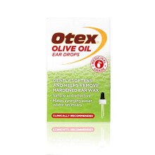Otex Olive Oil Ear Drops For Natural, Gentle Removal of Excessive, Hardened Ear Wax. Bottle with Dropper Applicator, 10 ml (Pack of 1)