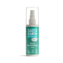 Salt of the Earth Natural Foot Deodorant Spray, Peppermint & Tea Tree, 100ml