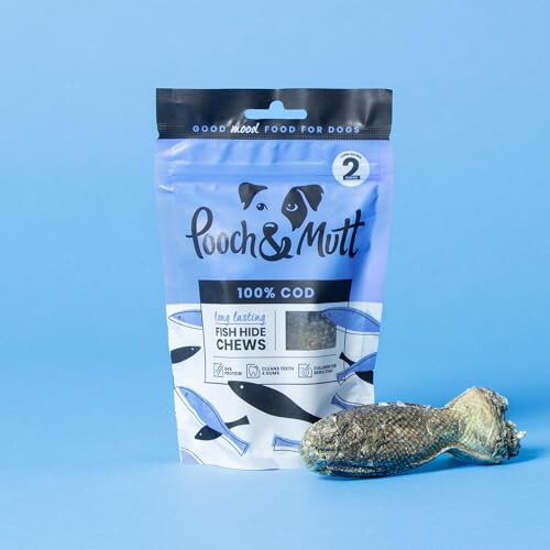 Pooch & Mutt Pooch & Mutt - Cod Hide Chew Treat, 2 pack, 90g 2