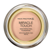 Max Factor Miracle Touch Foundation, New and Improved Formula, SPF 30 and Hyaluronic Acid, 35 Pearl Beige