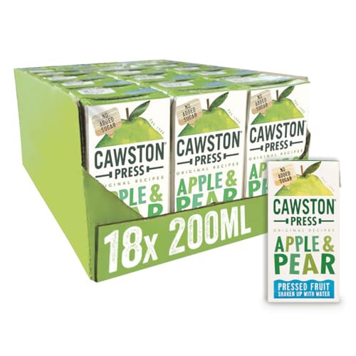 Cawston Press Apple & Pear Fruit Water 18x200ml