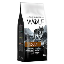 The Hunger of the Wolf Dry Dog Food - For All Breeds and Allergic Dogs, Delicate Grain Free Formula with Salmon and Potatoes, Adult - 3 kg