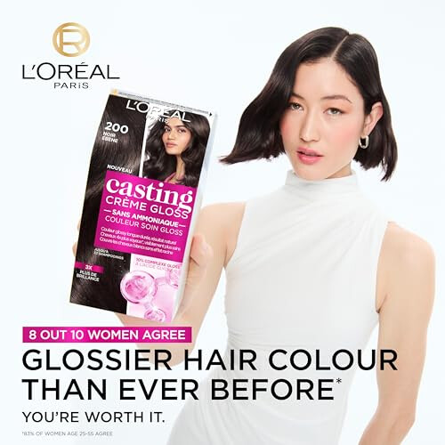 L’Oréal Paris L'Oreal Casting Crème Gloss - 418 Choco Mocha, Ammonia Free 2