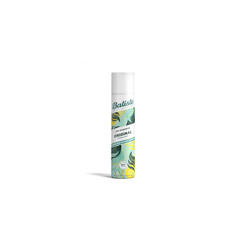 Batiste Dry Shampoo Original 350Ml, Fresh & Clean Fragrance, No Rinse Spray To Refresh Hair In Between Washes