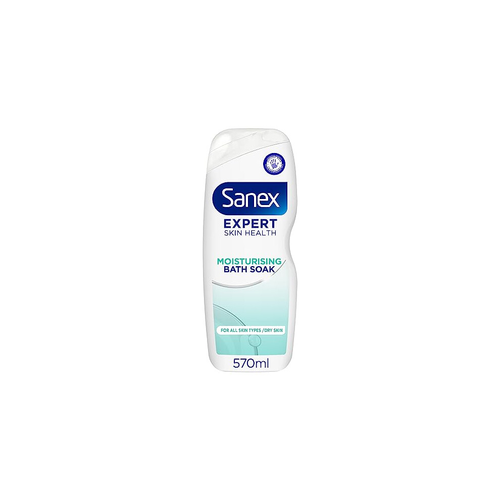 Sanex Expert Skin Health Bath Soak 570Ml - Moisturising, Prebiotic