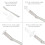 Tweezerman Facial Razor Replacement Blades (4-Pack), Silver 2