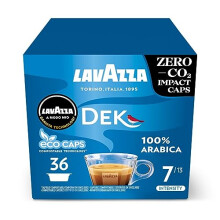 Lavazza A Modo Mio Dek Cremoso Coffee Capsules, Decaf Espresso, 36 Count