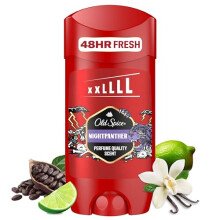 Old Spice Night Panther Deodorant Stick For Men 85 ml, 48H Fresh, 0% Aluminium Salts, Anti-White Marks and Yellow Stains