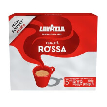 Lavazza Qualità Rossa Ground Coffee 1kg, Moka Pot Ideal