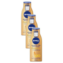 NIVEA Q10 Firming Gradual Tan 400ml (Pack of 3)