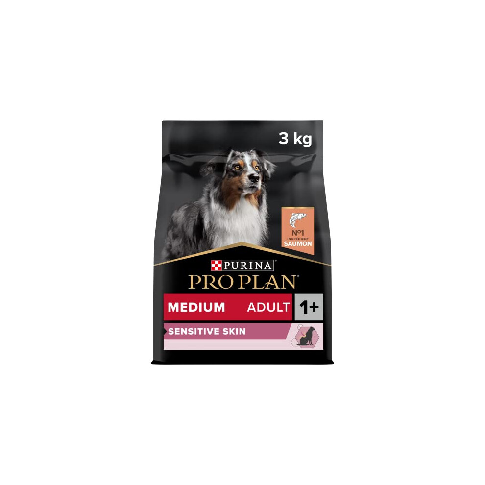 Purina Pro Plan Medium Adult Dog Sensitive Skin Dry Dog Food With 3Kg Salmon