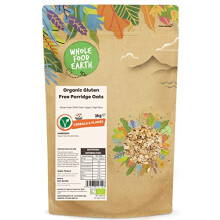 Wholefood Earth Organic Gluten Free Porridge Oats – 2 kg | GMO Free | Vegan | High Fibre | Certified Organic