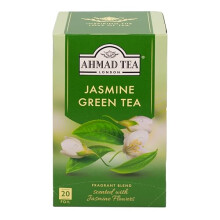 Ahmad Tea Green Tea | Jasmine Green Tea | 20 Teabag Sachets | 1 Pack