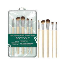 EcoTools Daily Defined Eye Brush Kit: 5 Piece, Vegan, Storage Tray