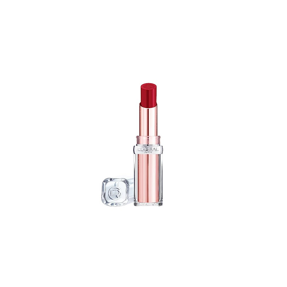 L'Oreal Paris Lipstick, Balm-In-Lipstick, Keep Lips Hydrated and Smooth, Natural-Looking Shiny Finish, Glow Paradise, 350 Rouge Paradise?