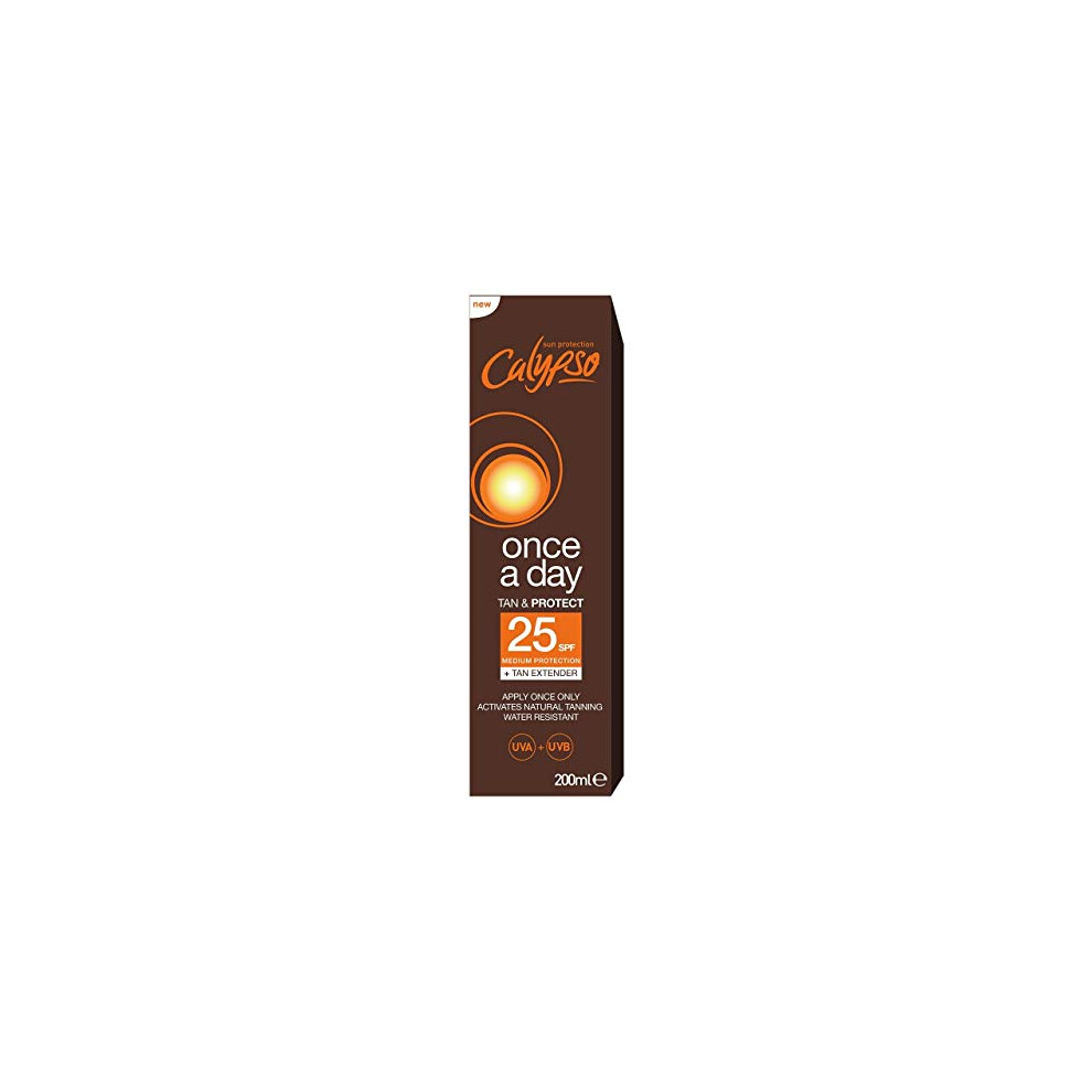 Calypso Once A Day Tan & Protect SPF25 - 200 ml CALC25TAN