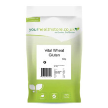 yourhealthstore Premium Vital Wheat Gluten Flour 300g, 87.5% Protein, Non GMO, Vegan (Recyclable pouch)