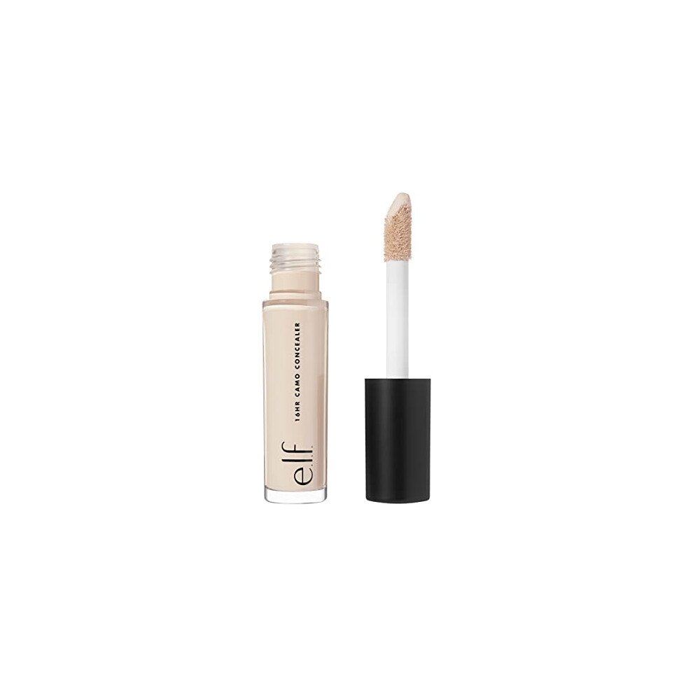E.l.f. 16Hr Camo Concealer - 6Ml, Full Coverage Light/Ivory