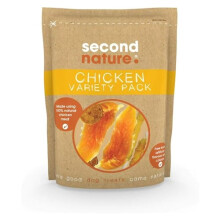 Second Nature Chicken Variety Mega Pack - Chicken Dog Treat Bundle, Natural Rawhide Free Dog Chews for Dental Health, Low Fat - 320 g