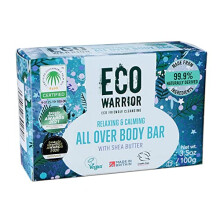 Eco Warrior Body Soap Bar, Shea Butter, Vegan, 100g