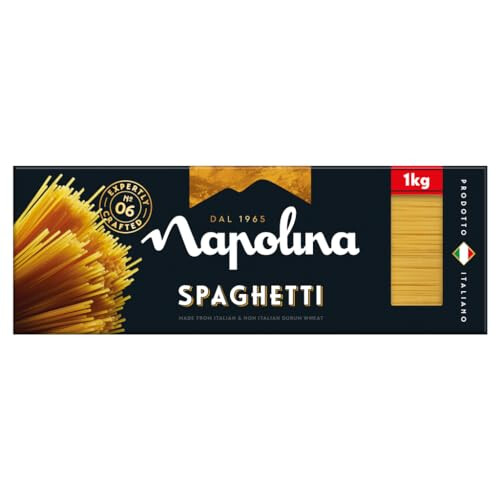 Napolina Spaghetti Pasta, 1 kg (Pack of 1)